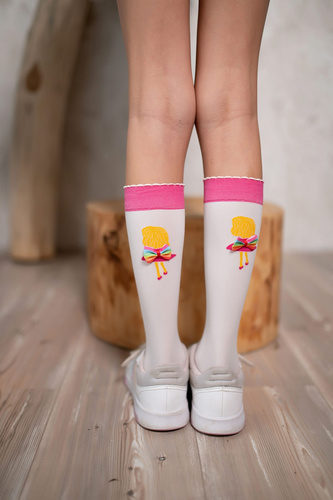 Tinka Mädchen-Kniestrümpfe 40 den Knittex