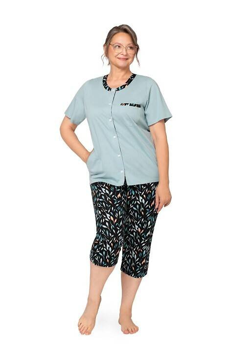 261 Olga I Martel Damenpyjama – Türkis