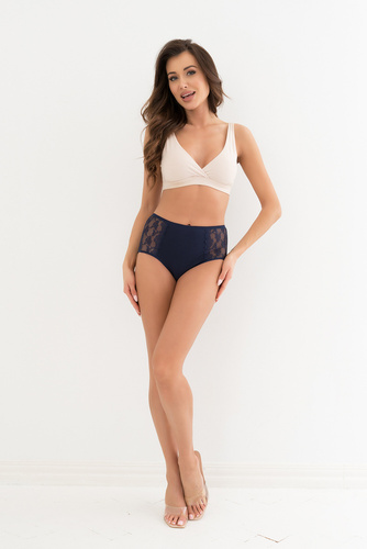 Elba Maxi-Unterteil Italian Fashion - navy blau