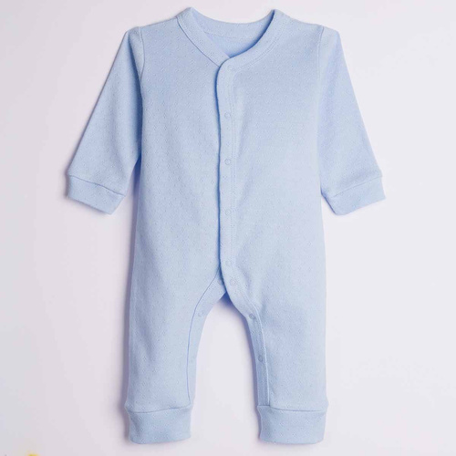 224058 Nicol Babystrampler Blau 100% Baumwolle Ajour