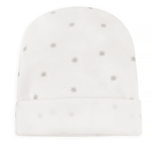 Hello Pinocchio Babymütze – ecrufarbene Sonnenblumen