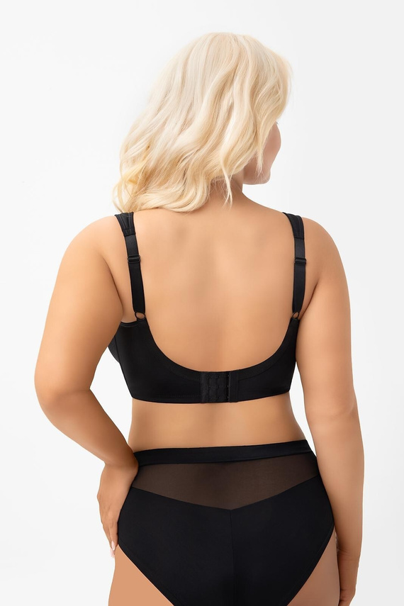 Biustonosz soft ohne Bügel G017 Roma Gorsenia schwarz bequem stützend