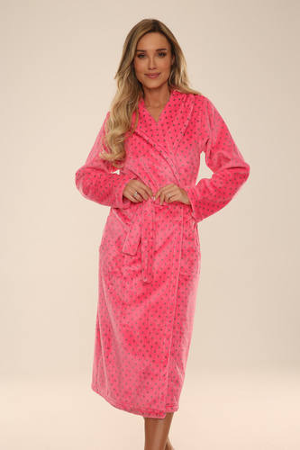 548 Melanie Langer Morgenmantel für Frauen Forex - Himbeere