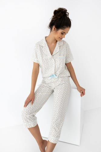 Marieta Sensis Damenpyjama – Creme