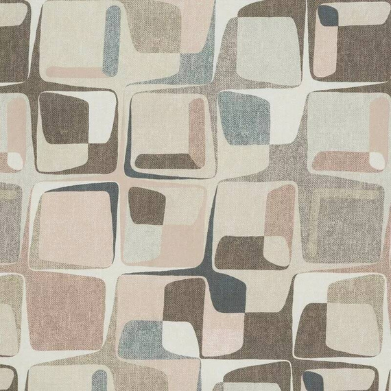 Frühling 36 Geometrie Satinbettwäsche Eurovorhänge Beige