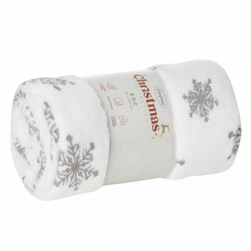 Blink Weihnachtsdecke mit Eurofirany-Sternen, silber