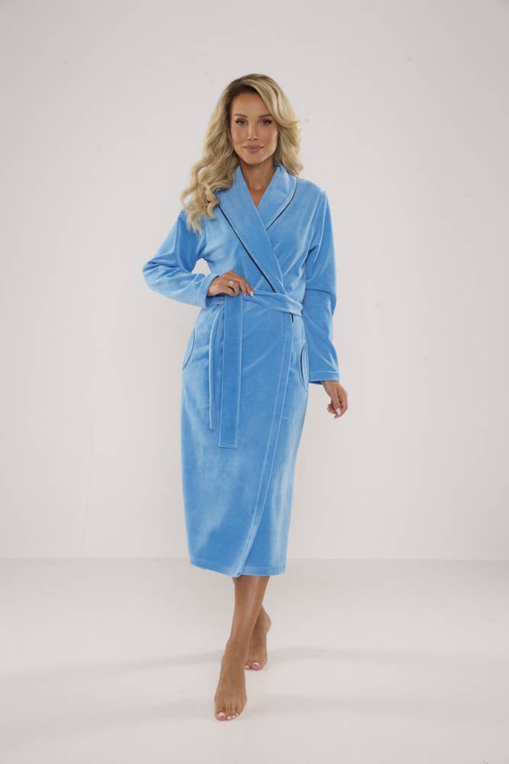 389 / 390 Lydie Damenbademantel Forex - blau