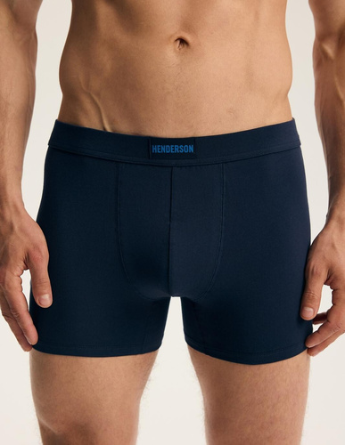 Herrenboxershorts Henderson 45482 Faro 2er-Pack Baumwolle mit breitem Logo-Bund
