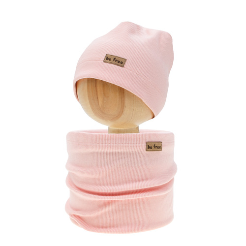 141281 Nicol Mütze + Schal-Set – rosa