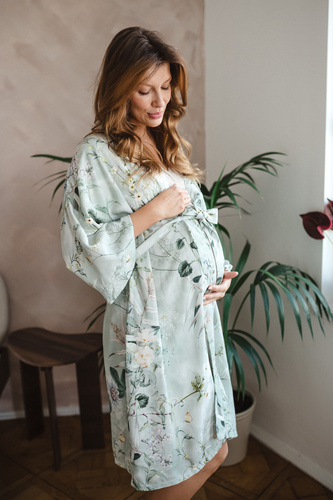 Pure Nature Milk & Love Umstands-Bademantel Bambus 100% Bambus