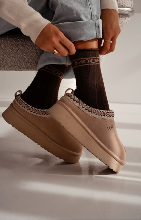 0071-009 Unique Milena Damensocken braun – Baumwolle, Halbfrottee