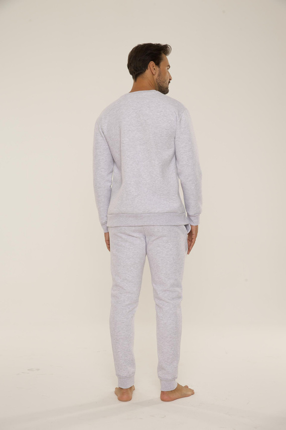 813 Indigo Herren-Trainingsanzug von De Lafense - leicht meliert