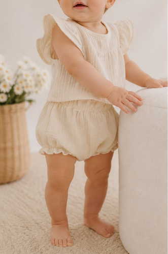 Mamatti BY50003 Musselin Bloomers Babyhose leicht & luftig für den Sommer