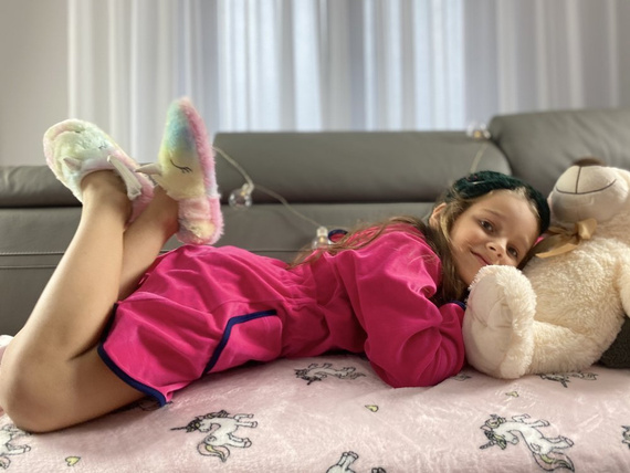 374 / 375 Desiree Baby Bademantel - Himbeere