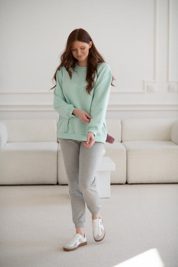 MilkItEasy! Milk&Love Still-Sweatshirt Mint