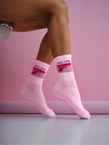 Gang Gang Milena 0200-226 Damen Baumwollsocken mit Print