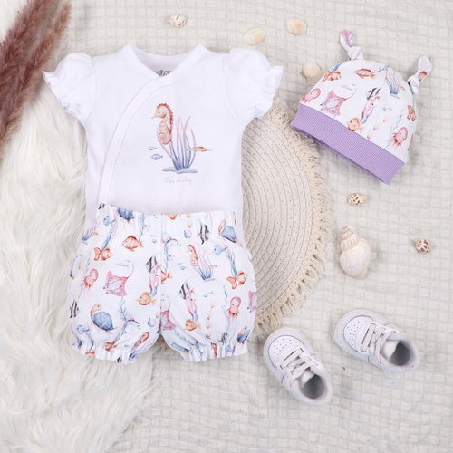 ABN-5489 Underwater World Nini Babyshorts – Bio-Baumwolle, für Mädchen