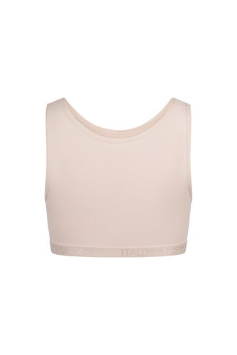 Nikola Mädchen-BH, breiter Träger Italian Fashion - puderblau 