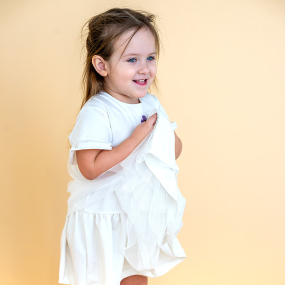 Meadow Eevi Tüllkleid – Ecru