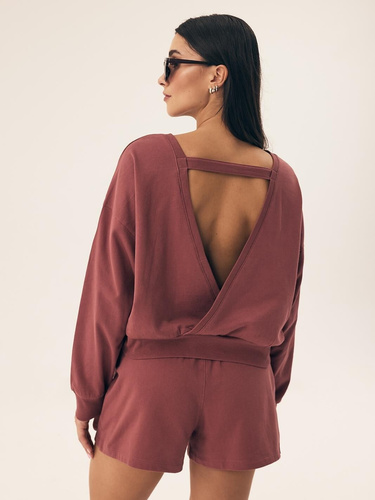 42772 Nimes Damen-Pyjama Homewear Henderson – braun