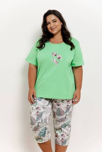 3372,3373 Lia Damen-Pyjama Taro – grün