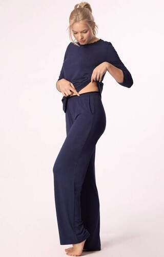 Margot Mix&Match Nipplex Pyjamahose – Marineblau