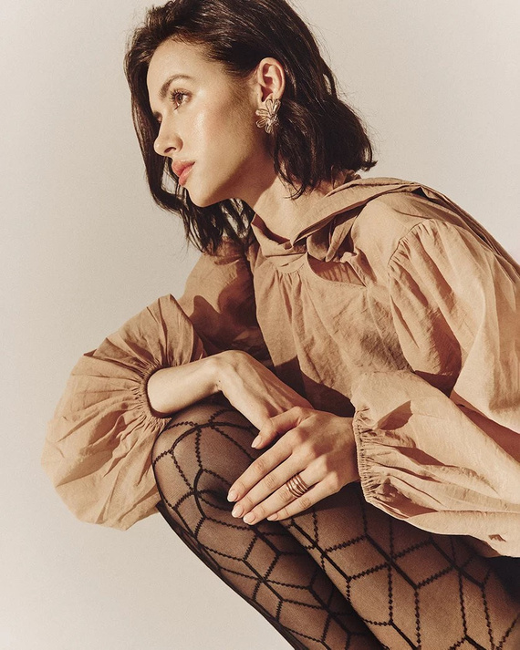 Dagna Strumpfhosen 20 den Gabriella - schwarz