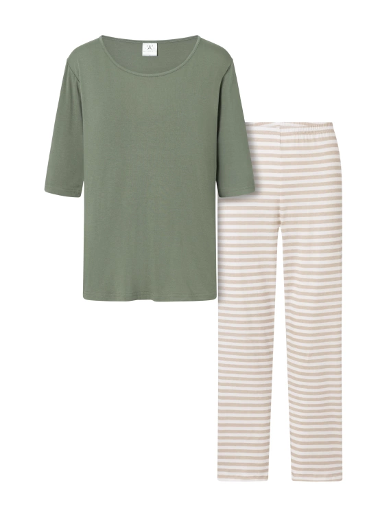 Forest Whispers Momenti Per Me Damenpyjama grün