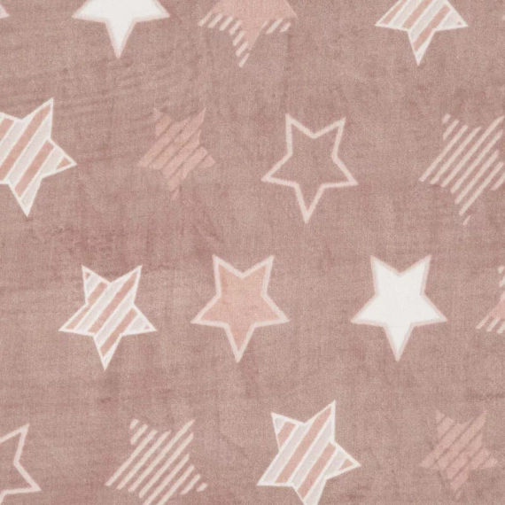 Flano 4 Sterne Veloursbettwäsche Eurofirany puderrosa