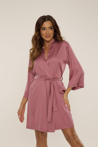 757 Cordelia Damen Negligé Morgenmantel De Lafense - berry