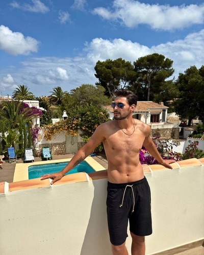 Leader Herren-Shorts Italian Fashion-schwarz