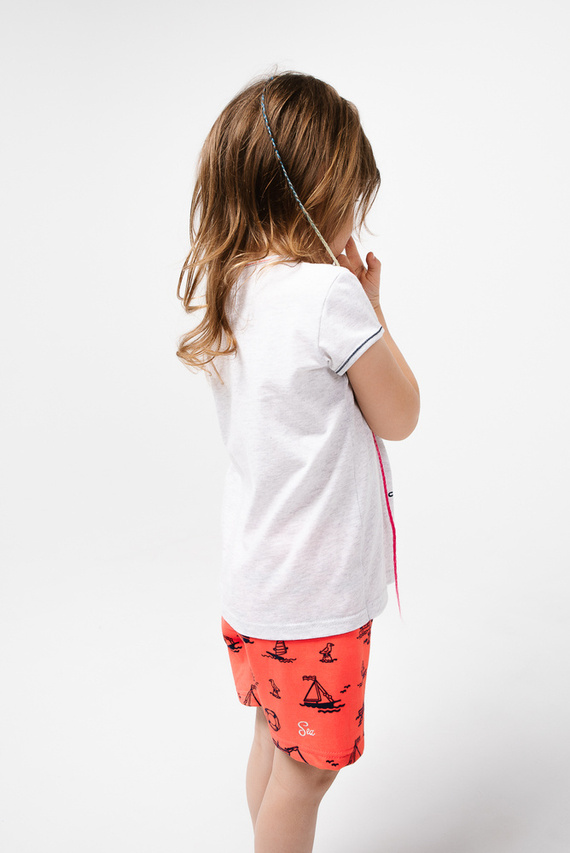 Marina Mädchen-Schlafanzug Italian Fashion - hell melange