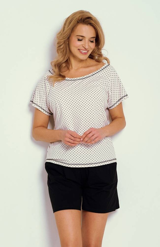 3353 Ayla Damen-Pyjama Taro - schwarz