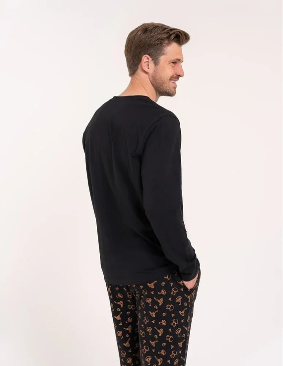 Herren-Pyjama Moraj PDM3000-003 Grau Kurzarm Kurzarmhose