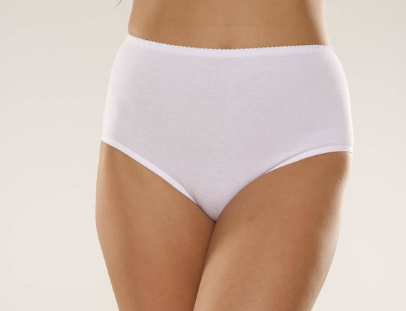 018 Sara Hochgeschlossener Slip De lafense - weiß