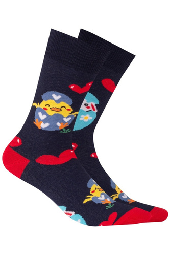 U04.156 Frohe Ostern Wola Socken – 991 Marineblau
