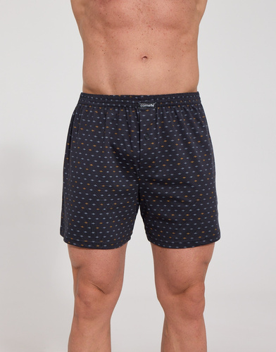 Herrenboxershorts Cornette Comfort 002/352, 008/352 – 100% Baumwolle, Graphit