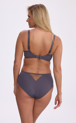 Gaia BS 1379 Renata Semi-Soft-BH in Graphit mit Stickerei SS4
