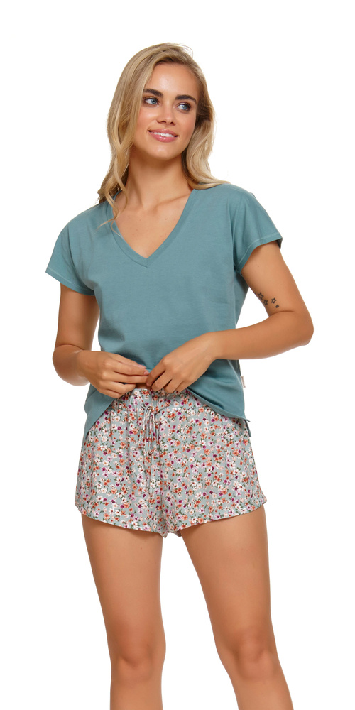 5284 Doctor Nap Damen-Pyjama – mineral (grün)