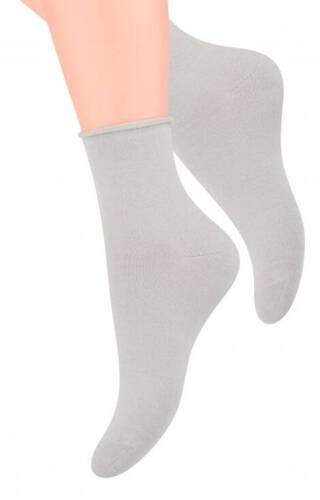 Art.125 Bambus Damensocken Steven - 004, grau