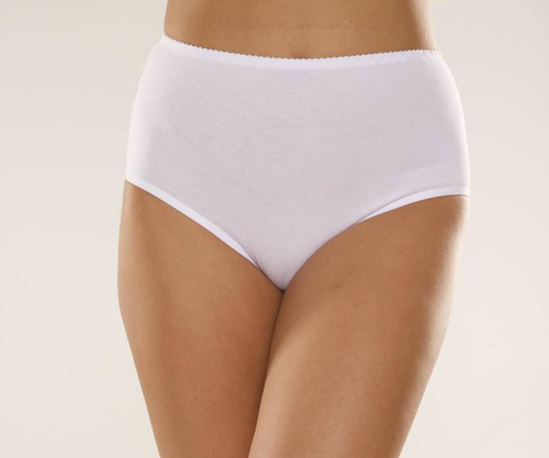 018 Sara Hochgeschlossener Slip De lafense - weiß