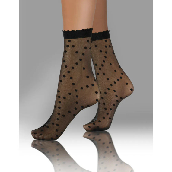 Sesto Senso Damensocken, Muster 08 Punkte