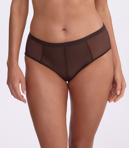 Damen Slip Gaia GFP1058 Sonia braun – bequem, hoher Schnitt