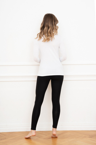 Ibiza Bluse Damen Langarm Italienische Mode- weiß