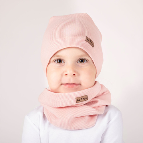 141281 Nicol Mütze + Schal-Set – rosa