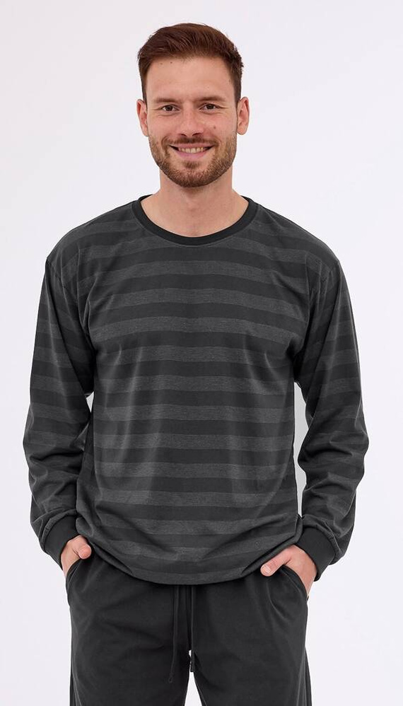 117/280 Loose 15 Cornette Herrenpyjama, Graphit