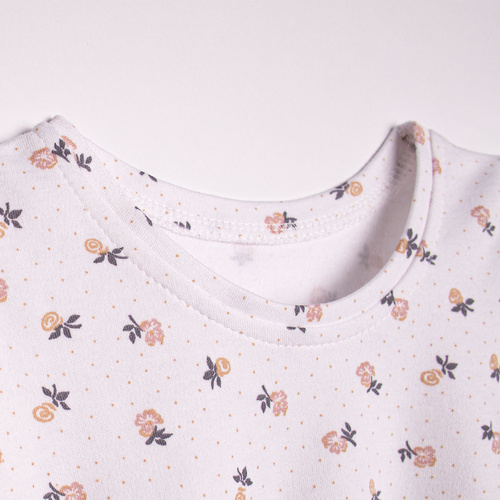 Nicol 220036 Mädchen Pyjama 100% Baumwolle weich bequem Blumen