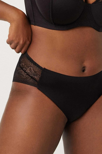 19671 Ysabel Mora schwarzes Höschen – Spitze, feminin, bequem