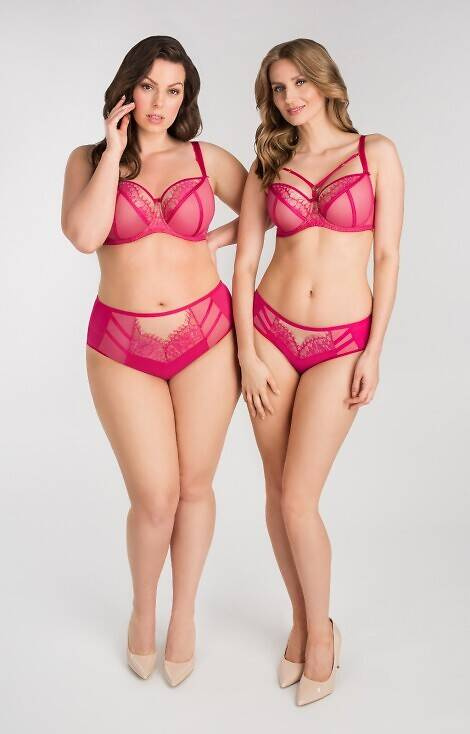 K 496 Paradiesischer Soft-BH Gorsenia - Amaranth