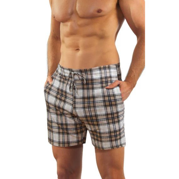 2187/27 Sesto Senso Latte Herren-Kurzarmpyjama